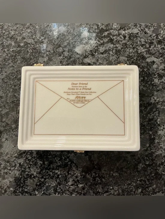 Heirloom Porcelain 'To a Special Friend' Music Box - Picture 2 of 5